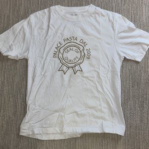 Men’s Palace T-shirt with pasta design medium